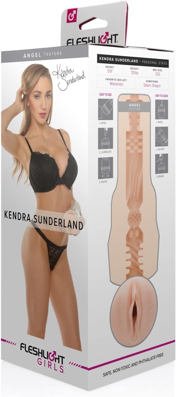 image:imageFleshlight Girls Kendra Sunderland Angel Extremely Realistic Male Masturbator