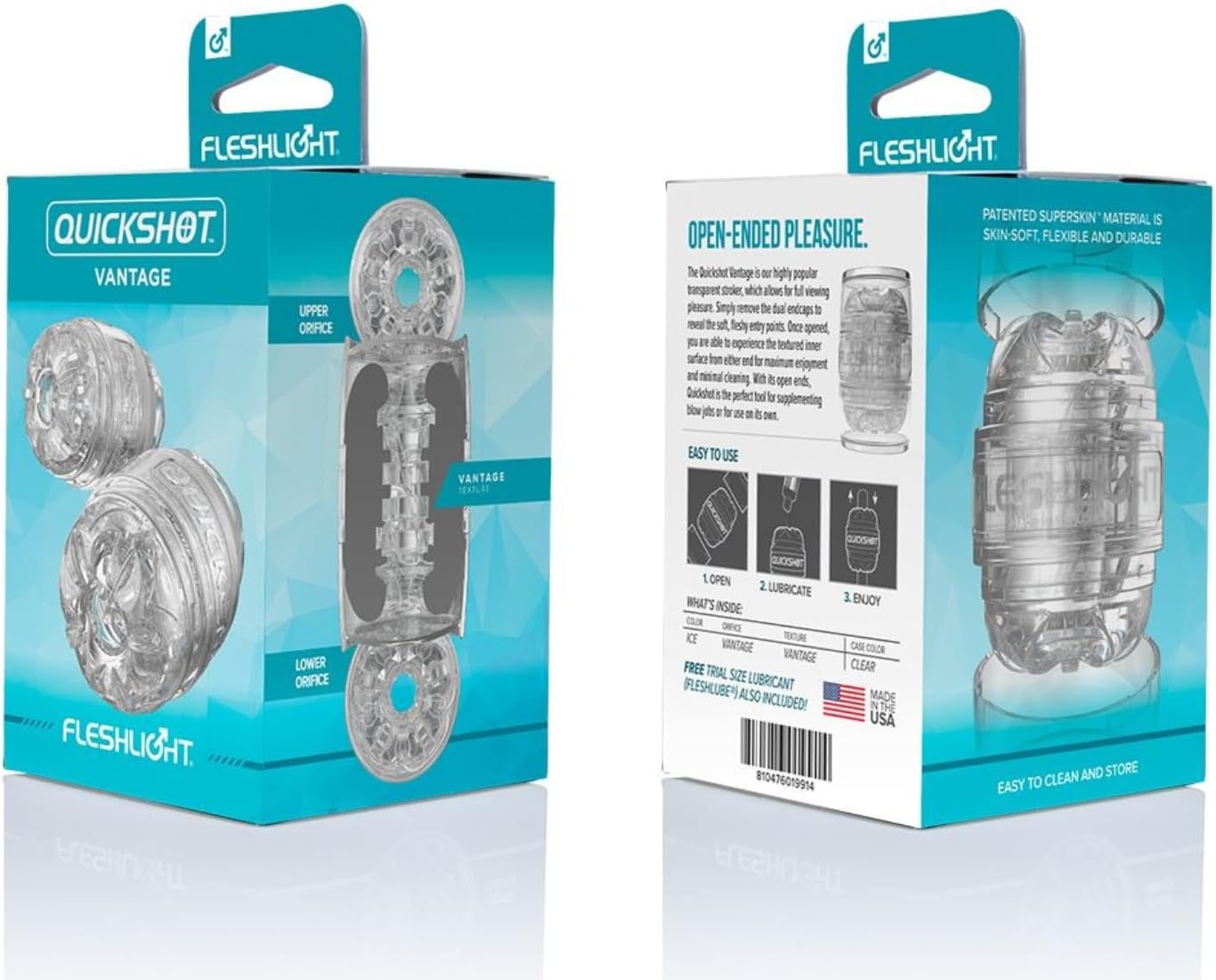 image:imageFleshlight Quickshot Vantage Couples Sex Toy Works for Solo use
